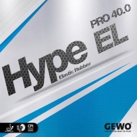 تصویر رویه راکت هایپ EL 40 GEWO Table Tennis Blade Model Hype EL 40