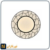 تصویر چراغ سقفی منشوری 120‌وات رویه 50 دیمر دار ریموت مجزا 