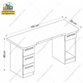 تصویر میز گیمینگ DGP60 