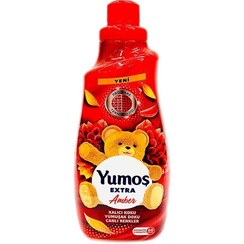 تصویر نرم کننده حوله و لباس یوموش مدل amber با رایحه کهربا حجم 1440 میل Yumos Extra Amber 1440 ml