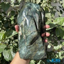 تصویر سنگ یشم راف هند بزرگ کلکسیونی دکوری jade 