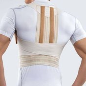 تصویر قوزبند آتل دار با کش منفذ دار پاک سمن ا Paksaman Elastic Clavicle Brace with Bar Paksaman Elastic Clavicle Brace with Bar