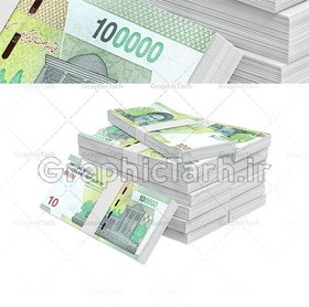 تصویر بسته اسکناس ده هزار تومانی جدید 