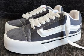 تصویر کفش اسپرت ونس مردانه رنگ خاکستری تیره - ۴ vans gray men 113