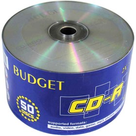 تصویر CD خام باجت BUDGET بسته 50 عددی 