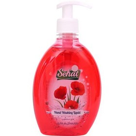 تصویر مایع دستشویی معمولی شفاف شقایق 500 میل صحت Sehat Poppy Flower Handwashing Liquid 500ml