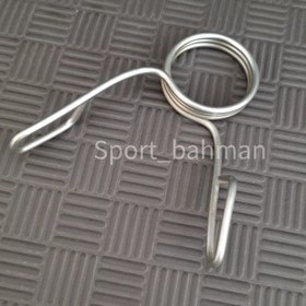 تصویر گیره هالتر فلزی بزرگ (جفتی) 