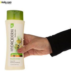 تصویر شامپو بدن کرمی با رایحه مشک و عنبر 250 میل هیدرودرم Hydroderm Creamy Body Wash 250ml