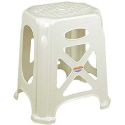 تصویر چهارپایه ناصر پلاستیک مدل ۱۰۱۷ حصیری بلند 