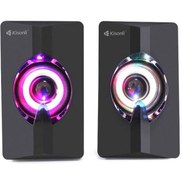 تصویر اسپیکر 2 تکه Kisonli L-2020 Kisonli L-2020 RGB LED Desktop Wired Speaker