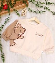 تصویر بلوز تک دورس دونخ خرسی وارداتی و اورجینال دخترونه و پسرونه - سایز 