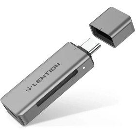 تصویر کارت خوان USB-C برند لنشن Lention مدل C7 