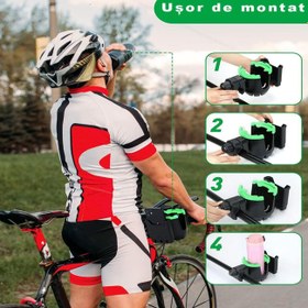 تصویر هولدر گوشی موبایل و نگهدارنده لیوان دوچرخه و موتورسیکلت ایکس او C125 XO C125 bicycle/motorcycle water cup holder