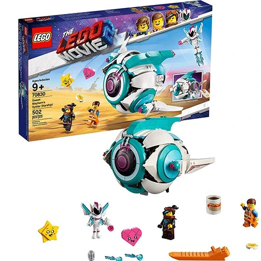 خرید و قیمت LEGO 70830 THE LEGO MOVIE 2 Sweet Mayhem's Systar Spaceship ...