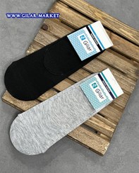 تصویر جوراب کالجی مردانه پنبه طبیعی 