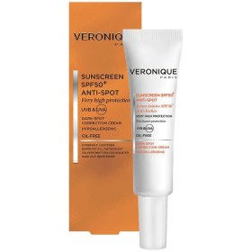 تصویر ضدآفتاب مناسب برای لک صورت spf50 ورونیک با حجم 40 میلی لیتر veronique Sunscreen suitable for face stain spf50 40ml