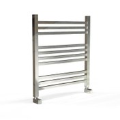 تصویر حوله خشک کن استیل فلت ۶۰ کروم براق 