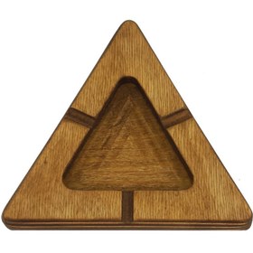 تصویر زیر سیگاری مثلث بزرگ 