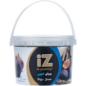 تصویر مربا انجیر ایز 650 گرمی 