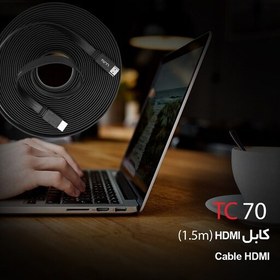 تصویر کابل HDMI تسکو مدل TC 70 به طول 1.5 متر 
