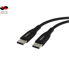 تصویر کابل تایپ سی فست شارژ Hadron HTC-A-C02 2.4A QC 1m Hadron HTC-A-C02 2.4A QC 1m Type-C Cable