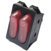 تصویر کلید راکر دوپل چراغدار 