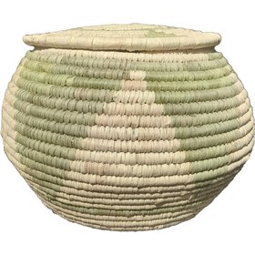تصویر سطل برنج حصیری مدل خمره ای 