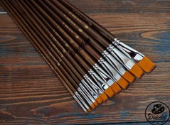 تصویر ست قلم مو سرتخت پارس آرت سری ۲۱۱۳ موی نرم مناسب رنگ روغن و اکریلیک 