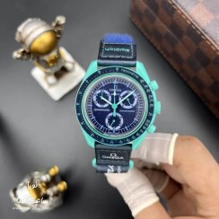 تصویر ساعت امگا و سواچ شفق قطبی OMEGA X Swatch Mission on Earth POLAR LIGHTS OMEGA X Swatch Mission on Earth POLAR LIGHTS