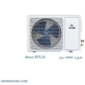 تصویر کولر گازی ایوولی18000 مدل EVCIS-18K-MD EVVOLI EVCIS-18K-MD BTU R410A Air Conditioner