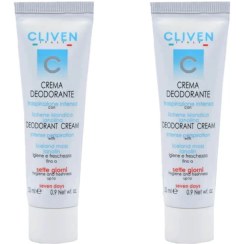 تصویر کرم ضد تعریق کلیون مدل deodorante حجم 25 میلی لیتر مجموعه 2 عددی CLIVEN deodorante