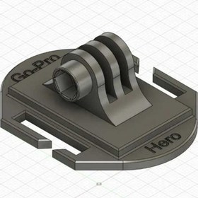 تصویر نگه دارنده دوربین GoPro بر روی بند کیف یا کوله پشتی کد 1052 