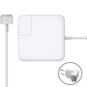 تصویر شارژر لپ تاپ اپل مدل Magsafe2 60W APPLE Laptop Adapter Magsafe2 60W