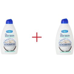 تصویر شامپو بدن کامان مدل ScrubBing حجم 510 میلی لیتر مجموعه 2 عددی 