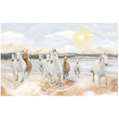 تصویر تابلو فنگ شویی نه اسب دونده 