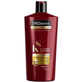 تصویر شامپو تخصصی کراتین ترزمه حجم 700 میل ا Tresemme keratin smooth shampoo 700ML Tresemme keratin smooth shampoo 700ML