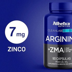 تصویر آرژنین+زینک+منیزیوم+ویتامین ب۶ اَتلتیکا / arginine +ZMA atlhetica 