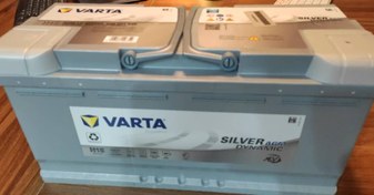 تصویر باتری بنز cls550 105ah agm varta 