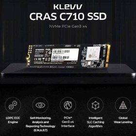 تصویر حافظه اینترنال SSD ظرفیت 256 گیگابایت کلو مدل CRAS C710 