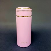 تصویر تراول ماگ HSCUP 220 میلی لیتر استیل | سبک، ضد نشت، مناسب نوشیدنی گرم و سرد 