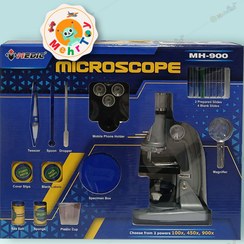 تصویر اسباب بازی میکروسکوپ مدیک با پایه موبایل مدل Medic Microscope MH-900_اسباب بازی علمی 