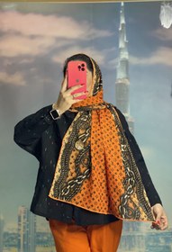 تصویر شال طرح لویی ویتون 