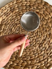 تصویر الک کوچک دسته چوبی 