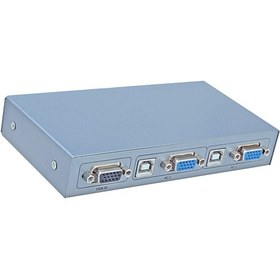 تصویر سوییچ KVM دو پورت دی تک مدل دی تی 8021 ا DT-8021 Semi-Automatic 2×1 KVM Switch DT-8021 Semi-Automatic 2×1 KVM Switch