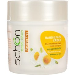 تصویر کرم مرطوب کننده شون دست و صورت بابونه 150 میل Schon  hand and face moisturizing cream 150ml