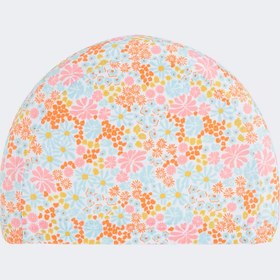 تصویر کلاه شنا نابایجی - دکتلون Nabaiji Swimming Cap - Printed Fabric - Size S - Pink 