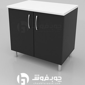 تصویر کابینت آشپزخانه دو درب مدل U200 