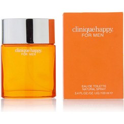 تصویر ادو تویلت مردانه مدل Happy حجم 100 میل کلینیک Cleanic Eau De Toilette Happy For Men 100ml