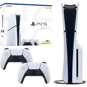 تصویر کنسول بازی سونی مدل PlayStation 5 Slim ظرفیت یک ترابایت نسخه استاندارد-باندل دو دسته 