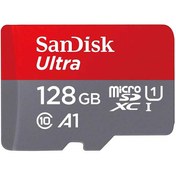 تصویر کارت حافظه MicroSDXC سن دیسک مدل Ultra A1 کلاس 10 سرعت 100MBps با ظرفیت 128 گیگابایت 